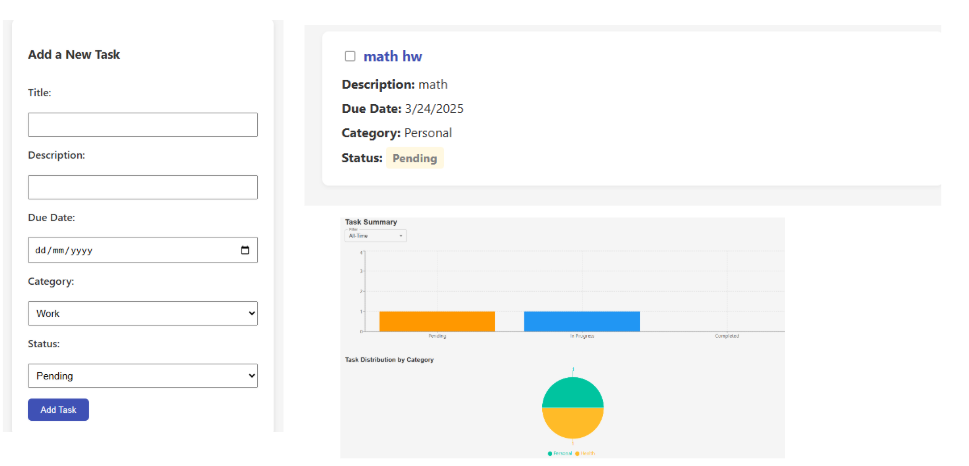 Task Planner Screenshot